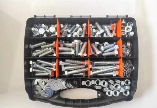 Ayaz M12 Çelik Civata Seti Anahtar Başlı Civata Seti 184 Parça