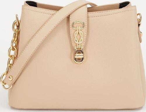 VİZON Hasır Aksesuarlı Omuz Çantası