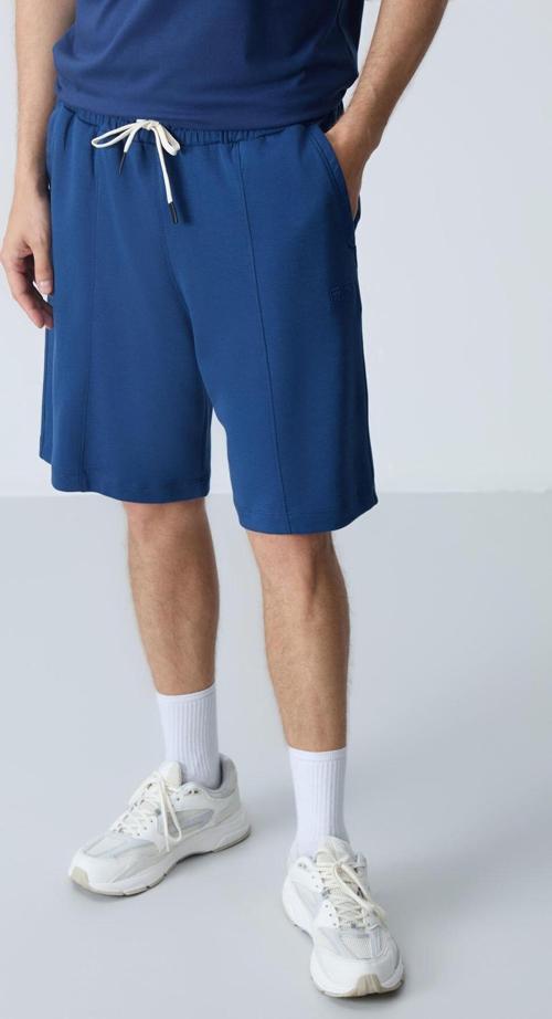 Parlament Pamuklu Kalın Yumuşak Dokulu Standart Fit Basic Erkek Şort  - 81277