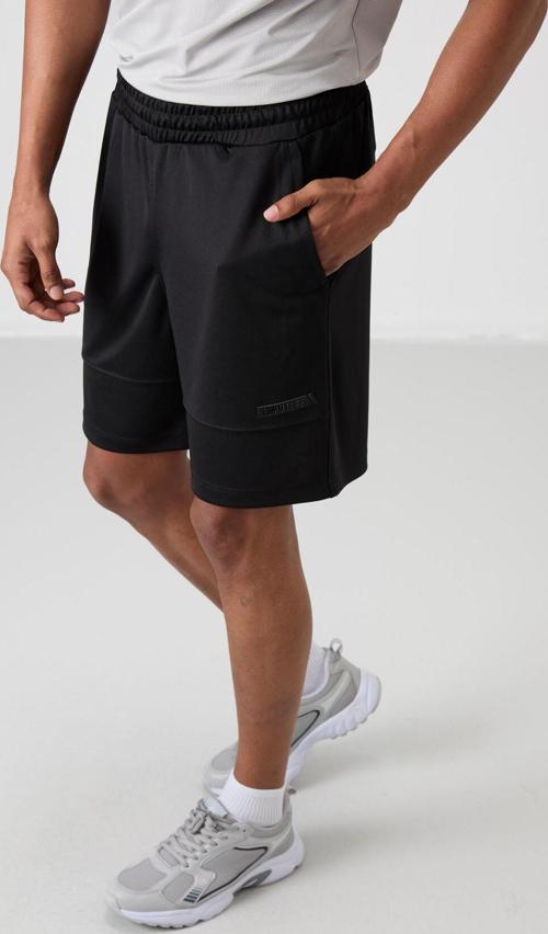 Siyah Polyester Kalın Yumuşak Comfort Fit Erkek Şort - 81272