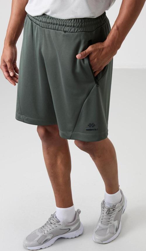 Haki Polyester Kalın Yumuşak Comfort Fit Erkek Şort - 81273