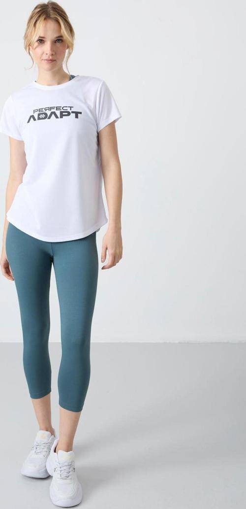 Orman YeşiliYüksek Bel Slim Fit Dar Paça Kadın Kapri Tayt - 93097