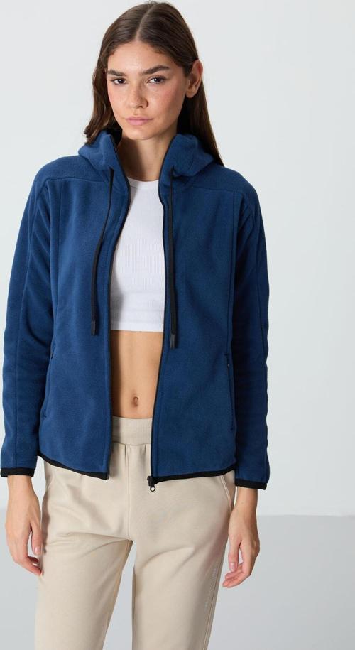 Parlament Kalın Yumuşak Dokulu Kapüşonlu Standart Fit Nakışlı Polar Kadın Sweatshirt -97287