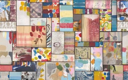 346-0620 Patchwork Model Kendinden Yapışkanlı Folyo