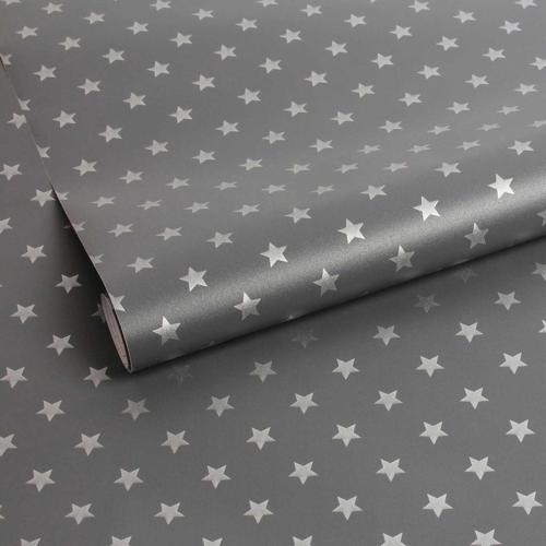 346-0653 Yıldız Desen Dekoratif Yapışkanlı Folyo (45cm x 2mt)