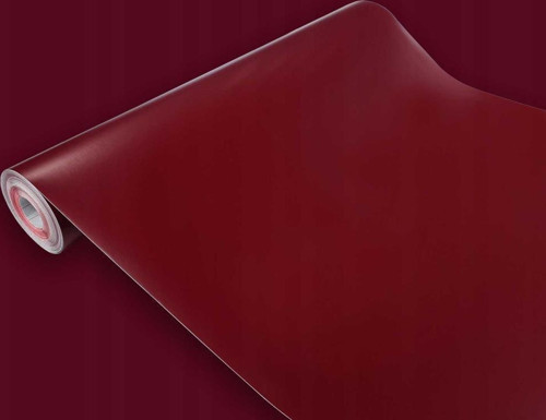 446-1829 Mat Bordo Yapışkanlı Folyo (45cm x 2mt)