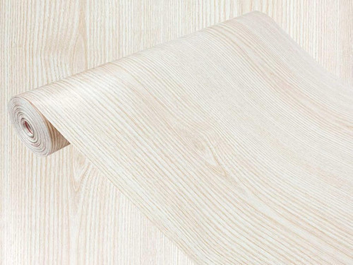 446-2228 Krem Hareli Ahşap Desen Yapışkanlı Folyo (45cm x 2mt)