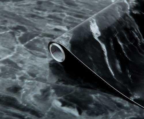 346-8176 Siyah Mermer Kendinden Yapışkanlı Folyo (67,5cm x 2mt)