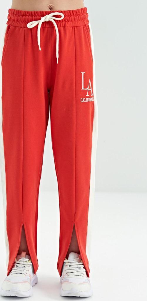 Fiesta Yazı Nakış Detaylı Bağcıklı Rahat Kalıp Kız Çocuk Eşofman Alt - 75121