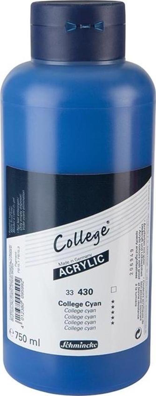 College Akrilik Boya 750ml - 430 College Cyan