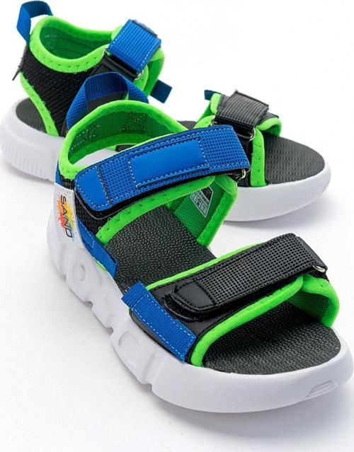 Erkek Çocuk Siyah Anatomik Hafif Spor Sandalet