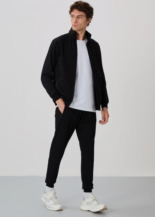 Anton Siyah Jogger Eşofman Takım - 85178