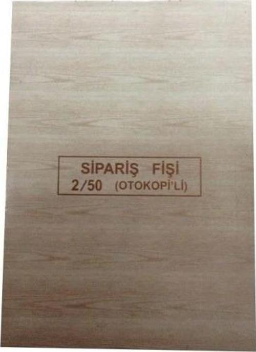 Sipariş Fişi Otokopili 3 Nusha Dilman