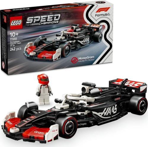 ® Speed Champions Moneygram Haas F1® Team Vf-24 Yarış Arabası 77250 10+ Oyuncak Yapım Seti (242 P)