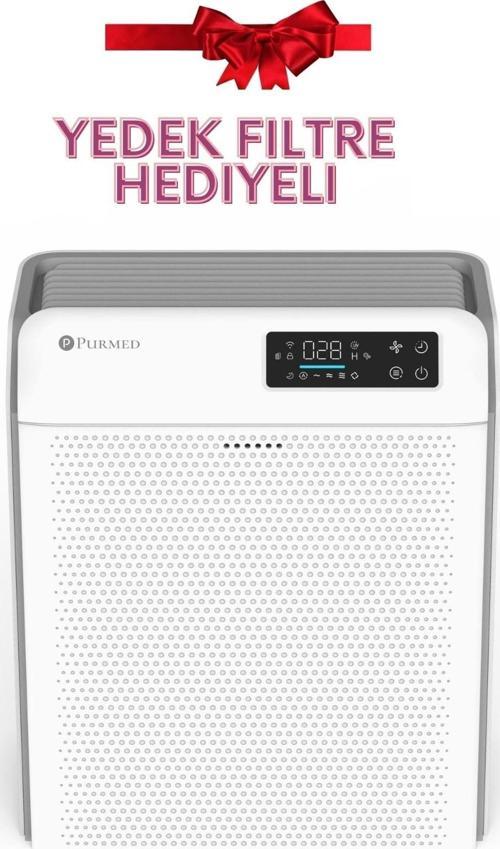 Pure Flat Hava Temizleme Cihazı, Iyonizer, Uv, Wi-fi, Yedek Hepa Filtre Hediyeli