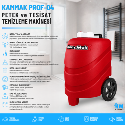 Prof-04 Petek Temizleme Makinesi