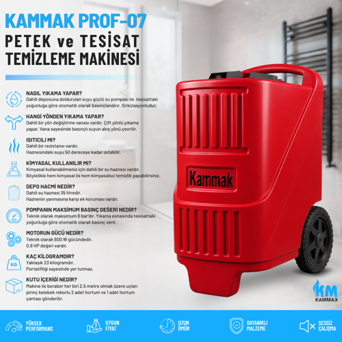 Prof-07 Petek Temizleme Makinesi