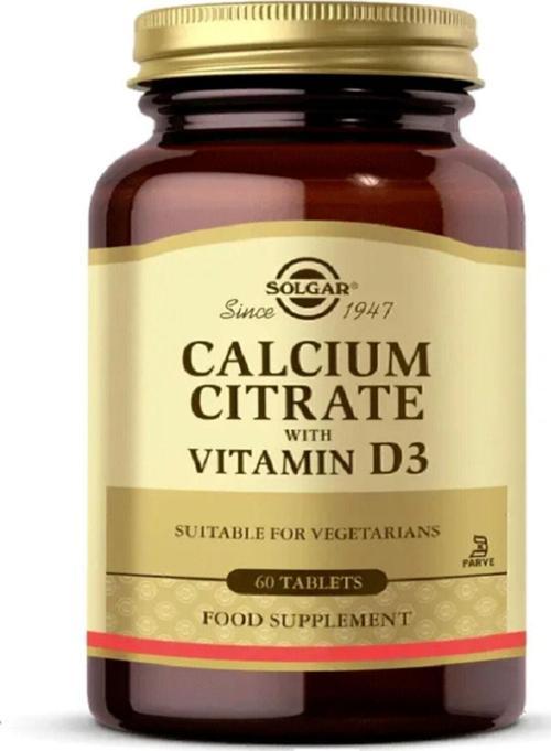 Calcium Citrate Vitamin D3 60 Tablet (KALSİYUM SİTRAT)