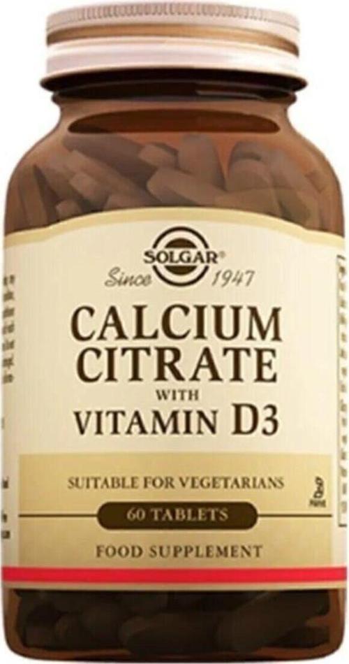 Calcium Citrate With Vitamin D3 250 mg 60 Tablet