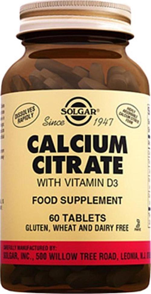 Calcium Citrate With Vitamin D3 60 Tablet