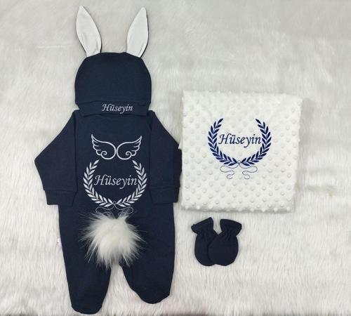 Hastane Çıkış Tulum Seti Ve Battaniyesi