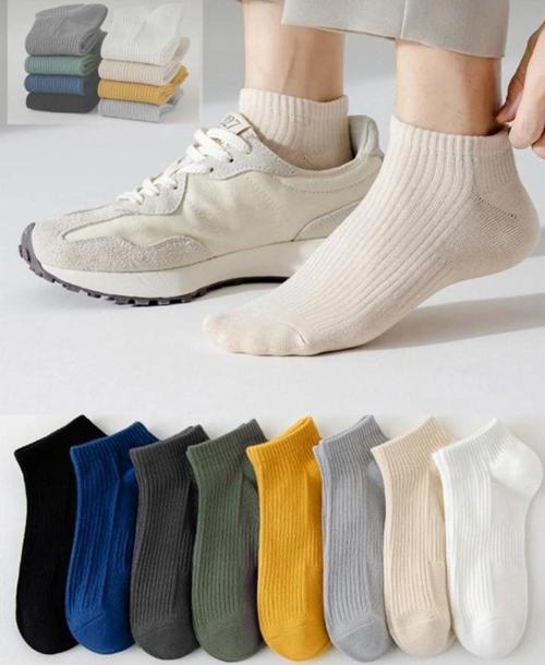Unisex 8 Çift Derbili Renkli Çorap
