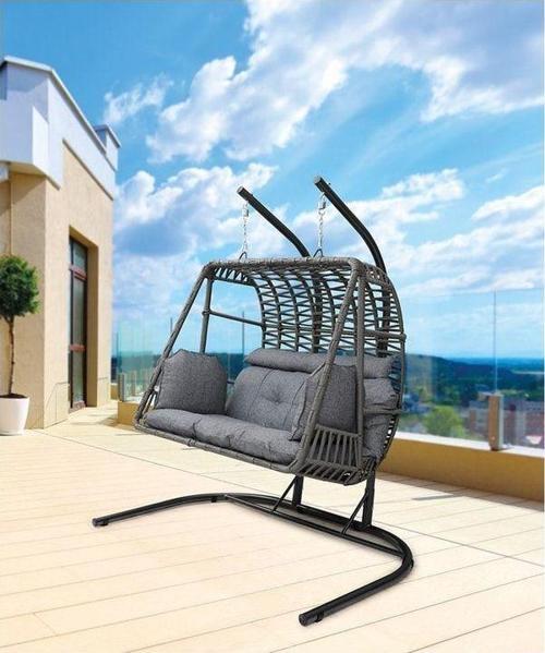 Ikili Makrome Salıncak Bahçe Mobilyası Salon - Balkon - Cafe Ofis