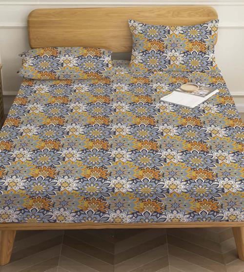 Mandala Çift Kişilik Çarşaf Pamuklu