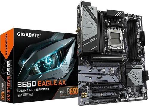 GIGABYTE B650 EAGLE AX AMD B650 Soket AM5 DDR5 7600MHz (OC) Wi-Fi 6E ATX Anakart