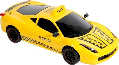 Oyuncak Sürtmeli Sarı Taksi 1:16 Taxi Car TOY-22