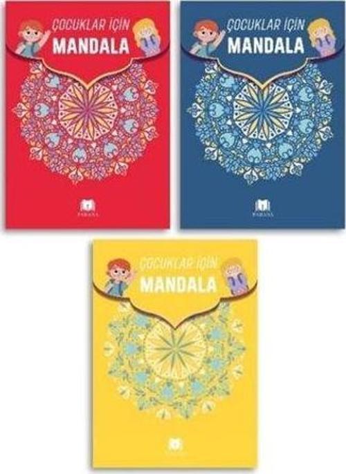 Çocuklar İçin Mandala Seti - 3 Kitap Takım