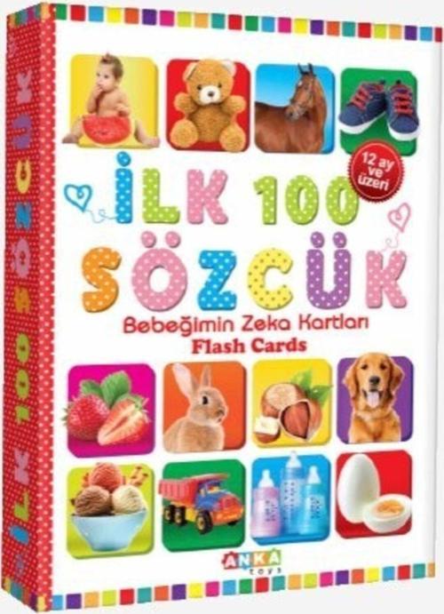 Dıytoy Ilk 100 Sozcük Bebeğimin Zeka Kartları Flash Cards