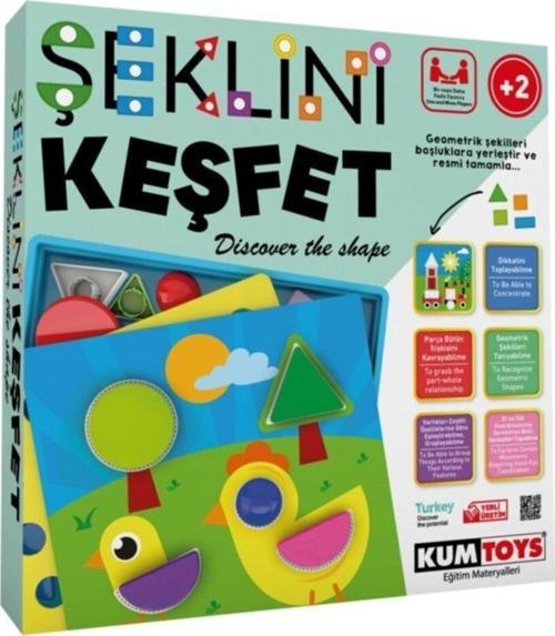 Şeklini Keşfet Eğitici Oyun Şekilleri Öğreniyorum 2 Yaş Ve Üzeri