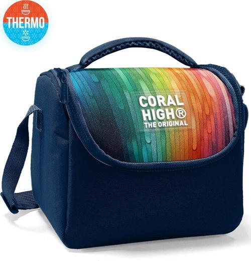 Kids Siyah Renkli Çizgili Thermo Beslenme Çantası 22790