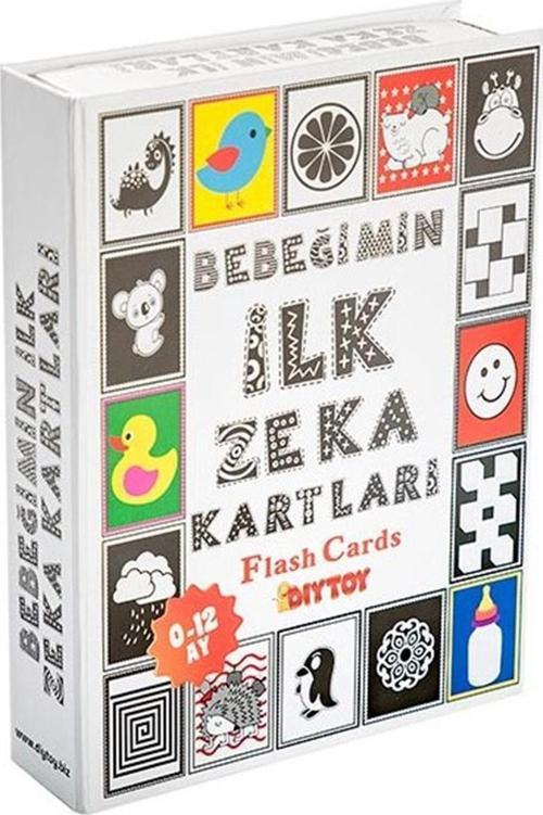 Dıytoy Marka: Dıy Toy/Taba Grup 1369 , Flash Cards - Bebeğimin Ilk Zeka Kartları / 0-12 Ay