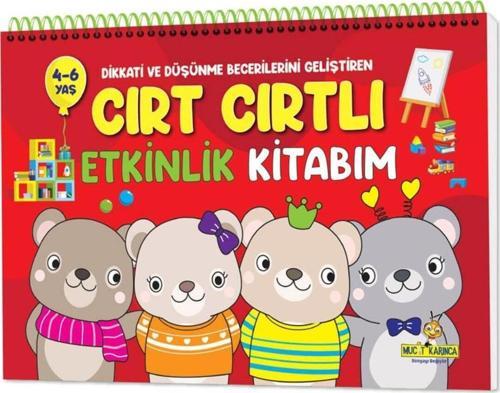 Yükselen Zeka Cırtlı Kitaplar Dikkati Ve Düşünme Becerilerini Geliştiren 4-6 Yaş