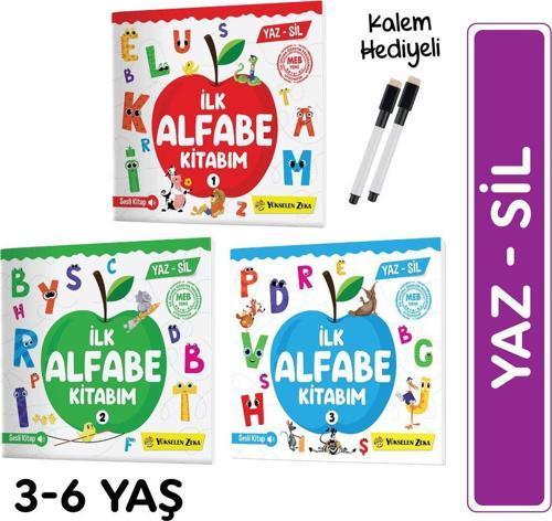 Yükselen Zeka İlk Alfabe Kitabım Yaz Sil Serisi