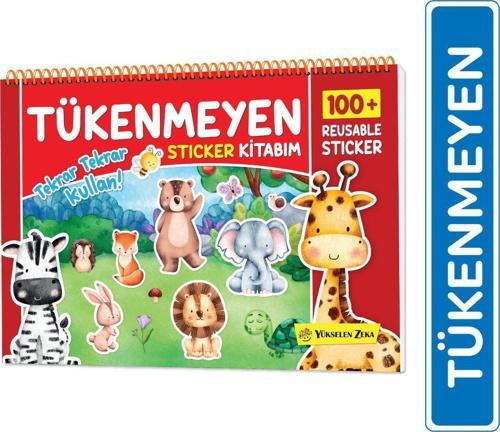 Yükselen Zeka Tükenmeyen Sticker Kitabım (100+ Tekrar Tekrar Kullanılabilen Sticker)