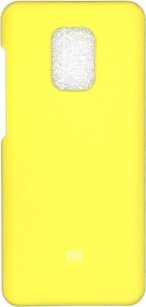 Redmi Note 9S Orijinal Silikon Kılıf Sarı (Xiaomi Türkiye Garantili)