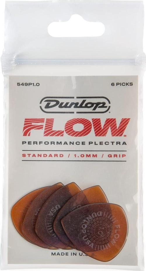 Jim Dunlop 549P1.0 Gitar Penası Flow Standard 6'lı Paket Pena (1.0 mm)