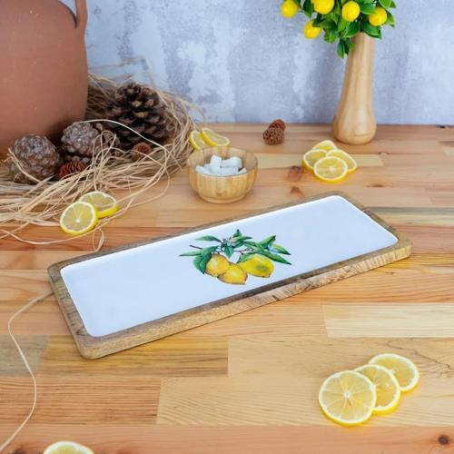 Kangura Limon Dikdörtgen Tepsi Orta