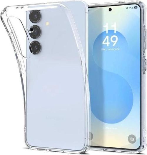 Liquid Crystal Glitter Galaxy S25 Kılıf (2025)  Crystal Clear