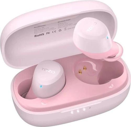 A1 Mini Kablosuz Bluetooth 5.3 Kulaklık Pembe Altın Small Classical Edition