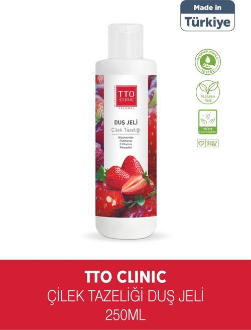Clinic Çilek Tazeliği Duş Jeli Panthenol İle Cildinizi Onarın
