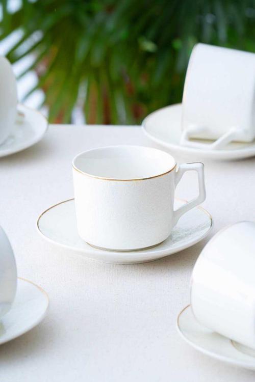 Deborah Gold 6 Kişilik Çay-Nescafe Fincanı Takımı SYT-06066