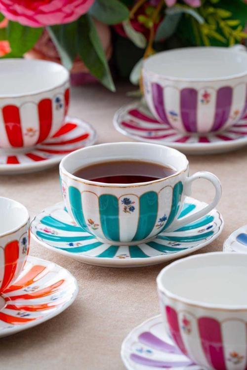 Marlowe Karışık 6 Kişilik Çay-Nescafe Fincanı Takımı SYT-06069
