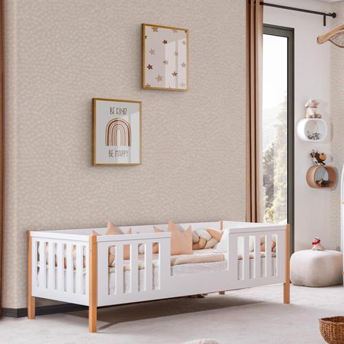 Montessori Karyola, Berlin Mdf Montessori Yatak - Ceviz