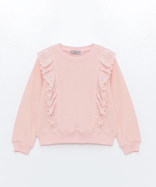 Kız Çocuk Fistolu Sweatshirt