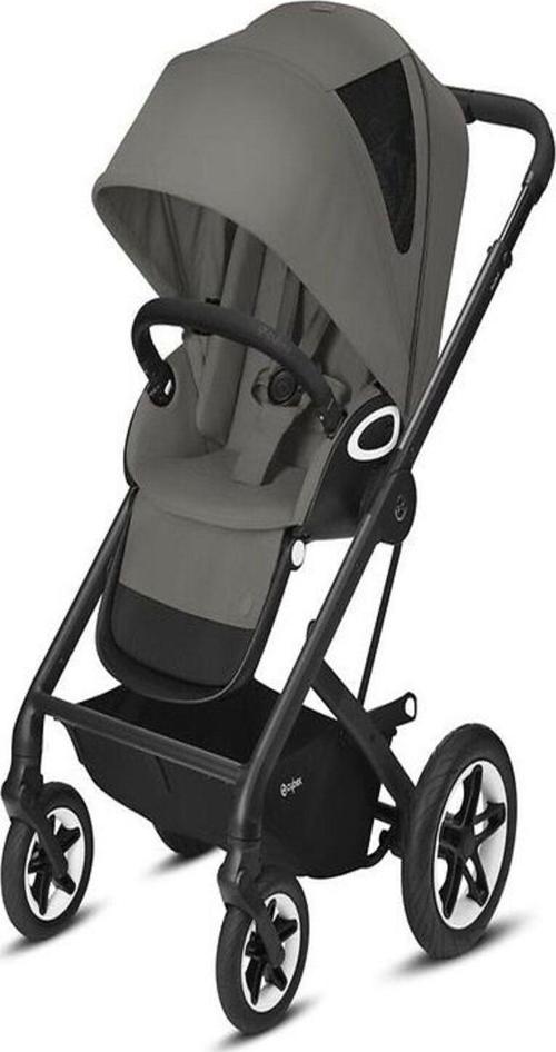Talos S Lux (Black-Soho Grey) (Konforlu Bebek Arabası)