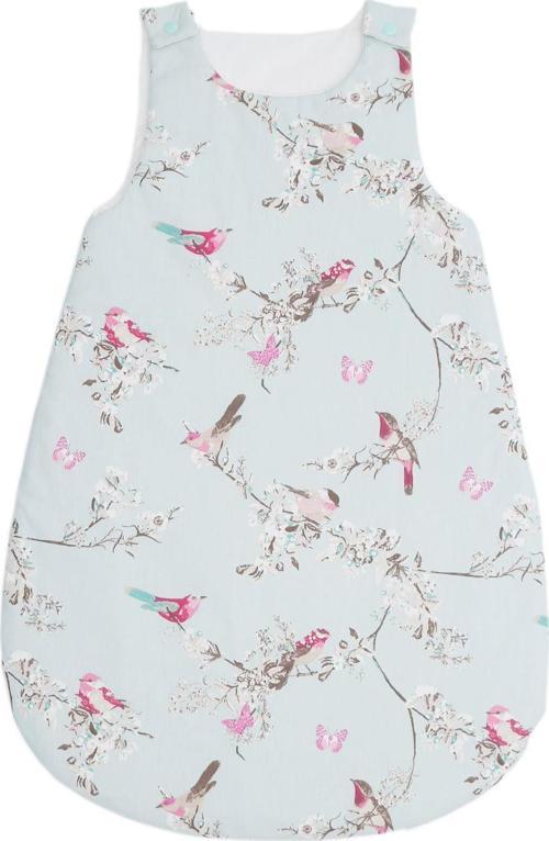 Esma Bebe Uyku Tulumu Vintage Kuşlar Desen/0-12 Ay
